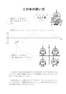 三角関数　なぞり書き　この本の使い方